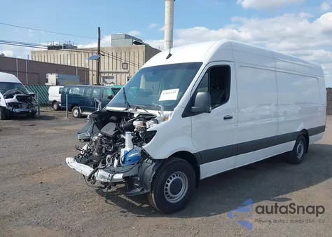 2023 Mercedes-Benz Sprinter 2500 High Roof 4-Cyl Diesel z USA, uszkodzony, nr VIN W1Y4KDHY4PT136097
